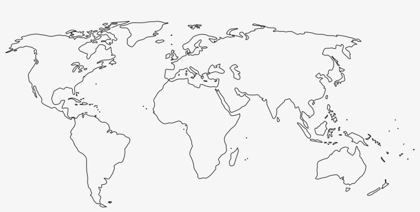 Printable World Map High Resolution Blank