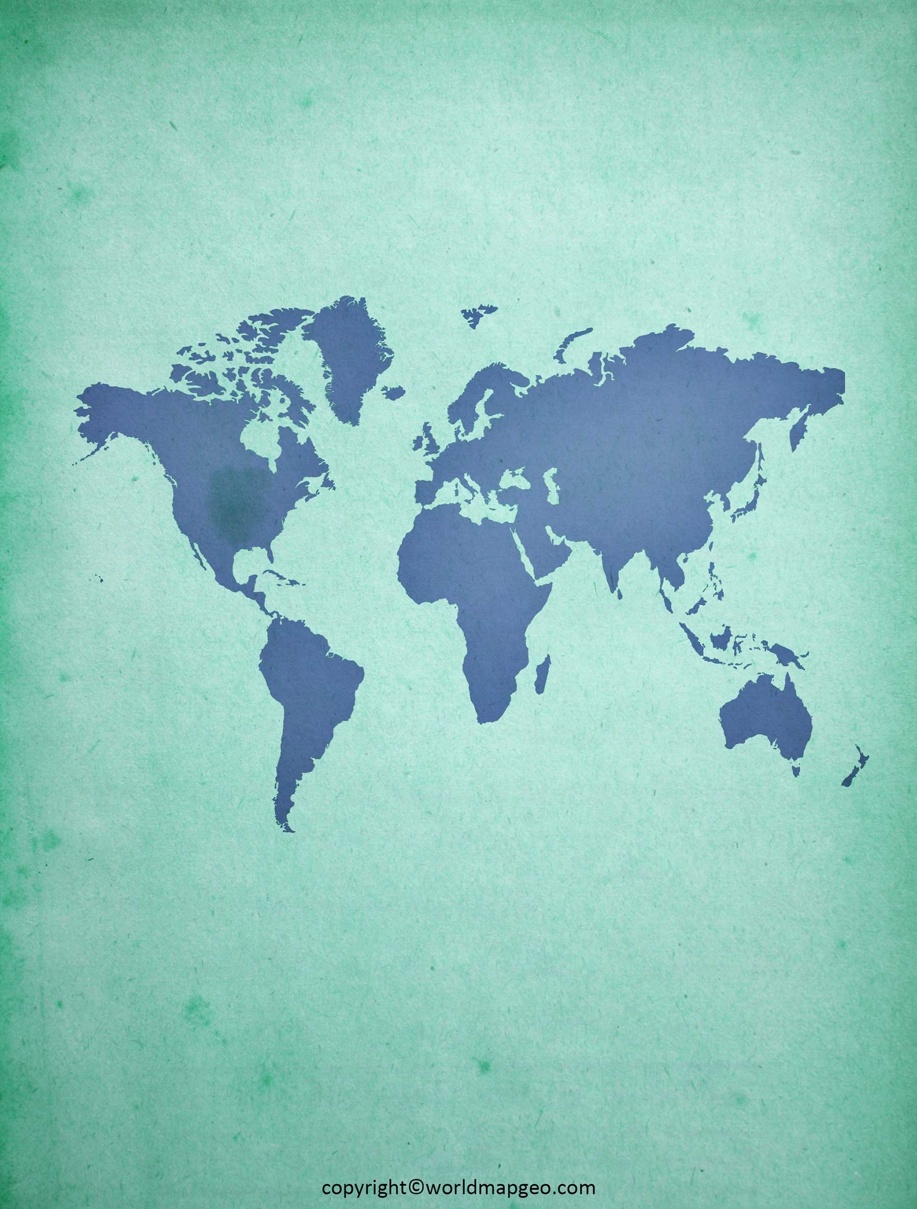 Printable World Map High Resolution