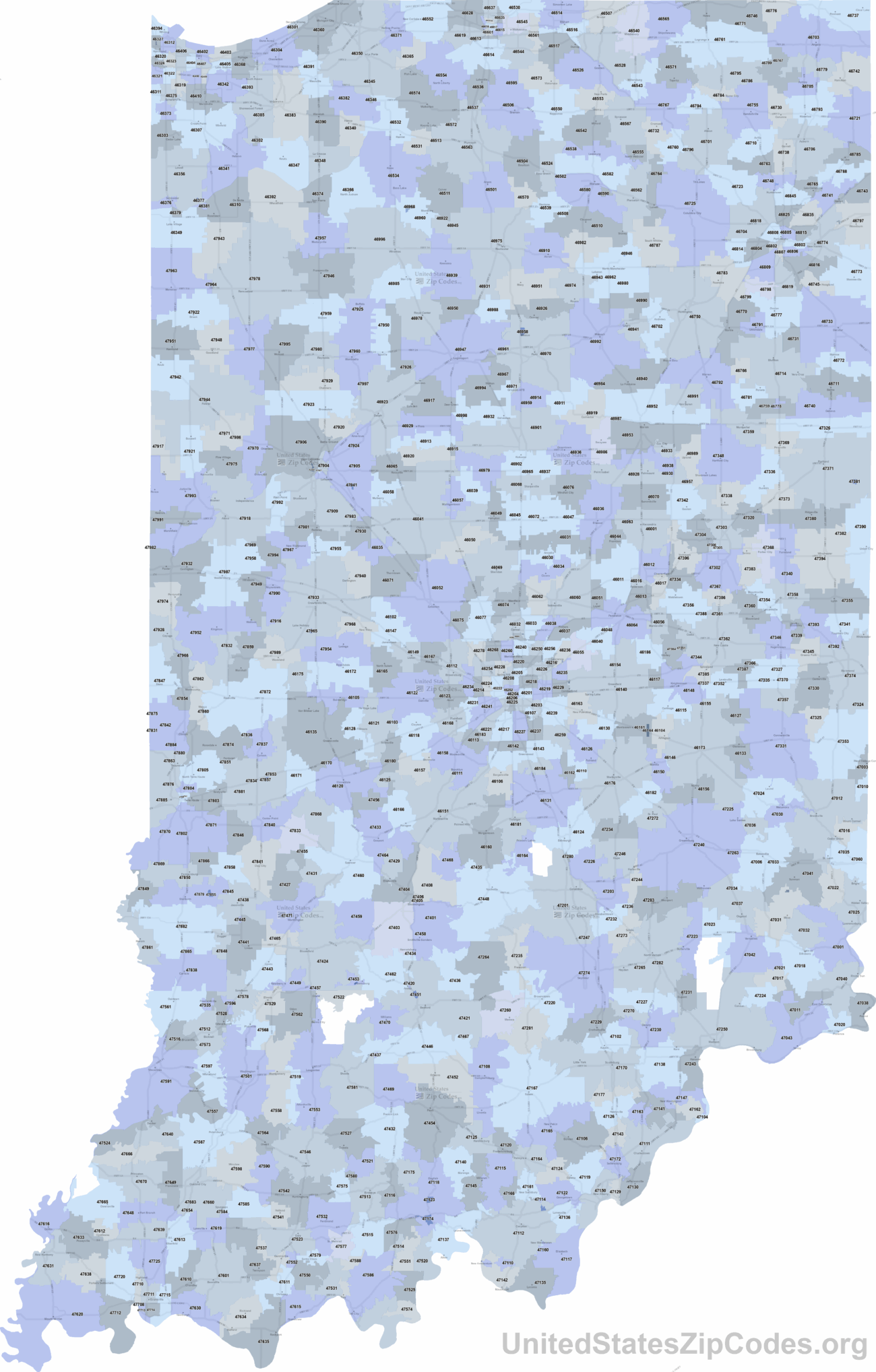 Printable Zip Code Maps Free Printable Maps