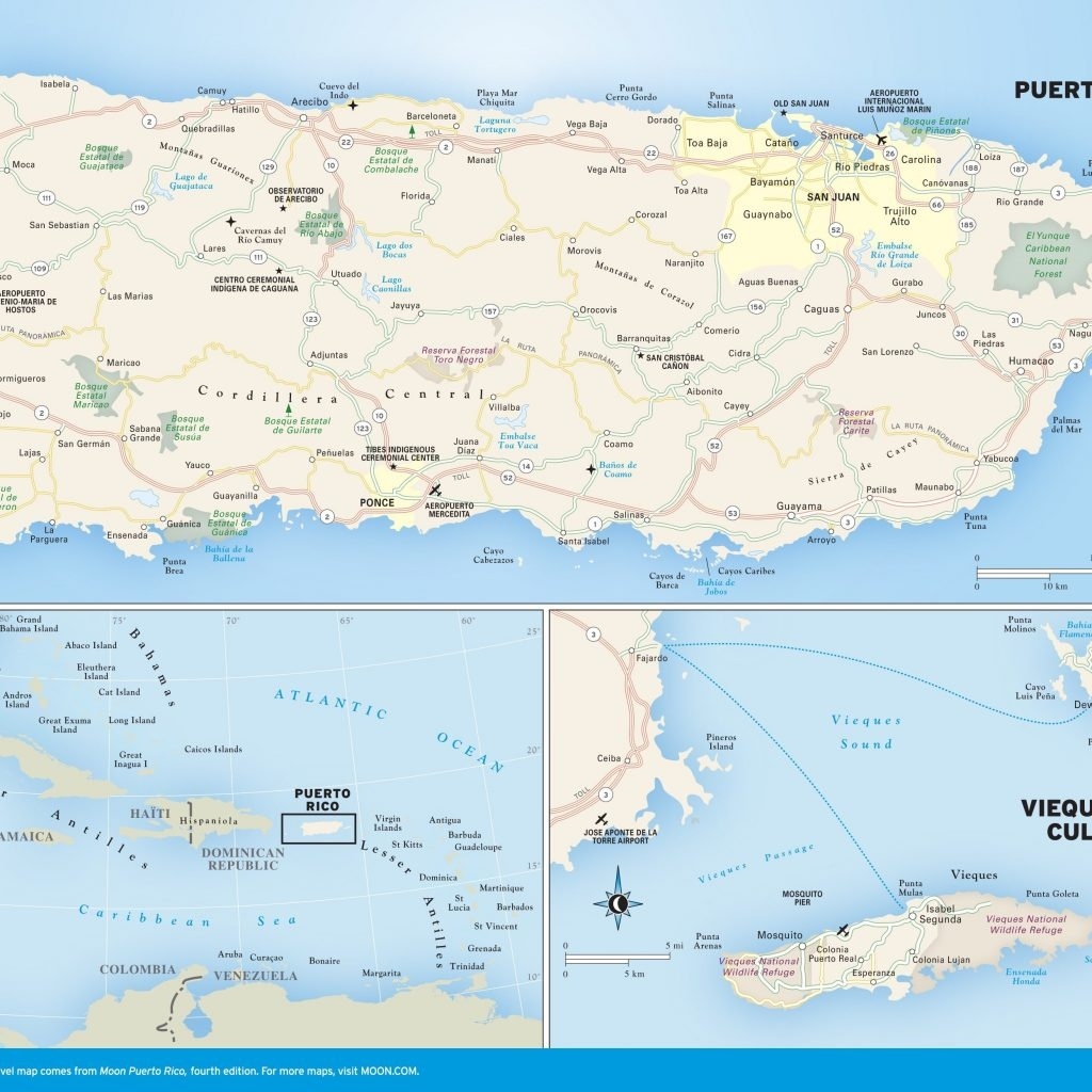 Puerto Rico Map Printable