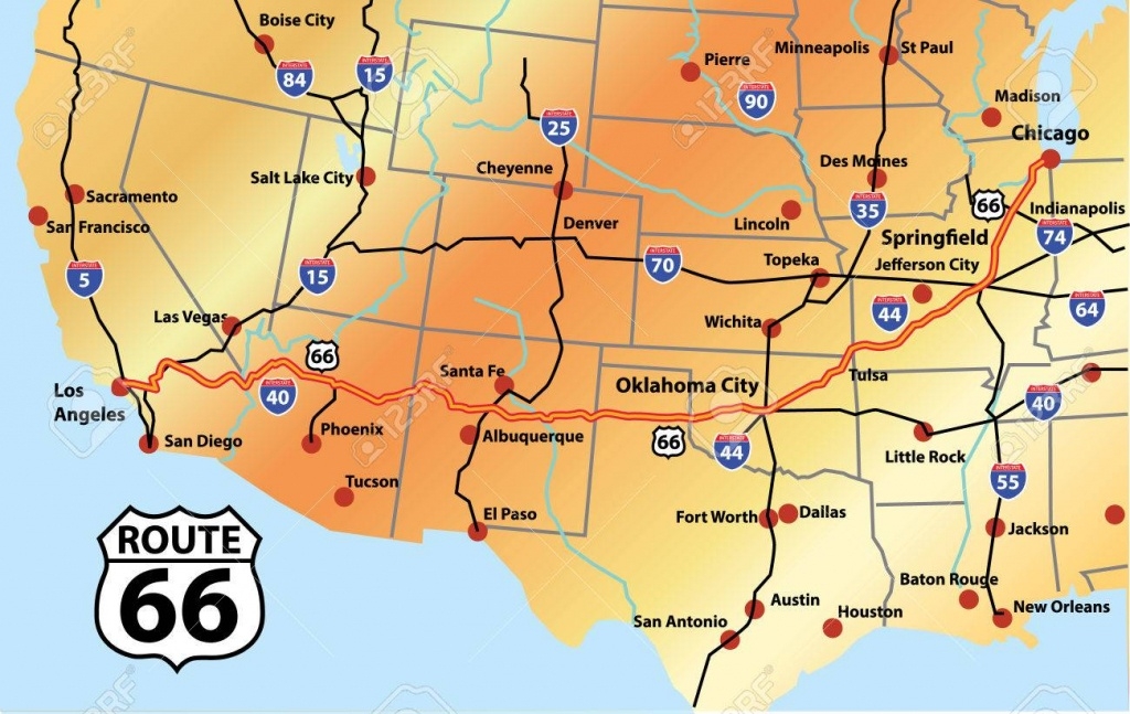 Route 66 Map Printable
