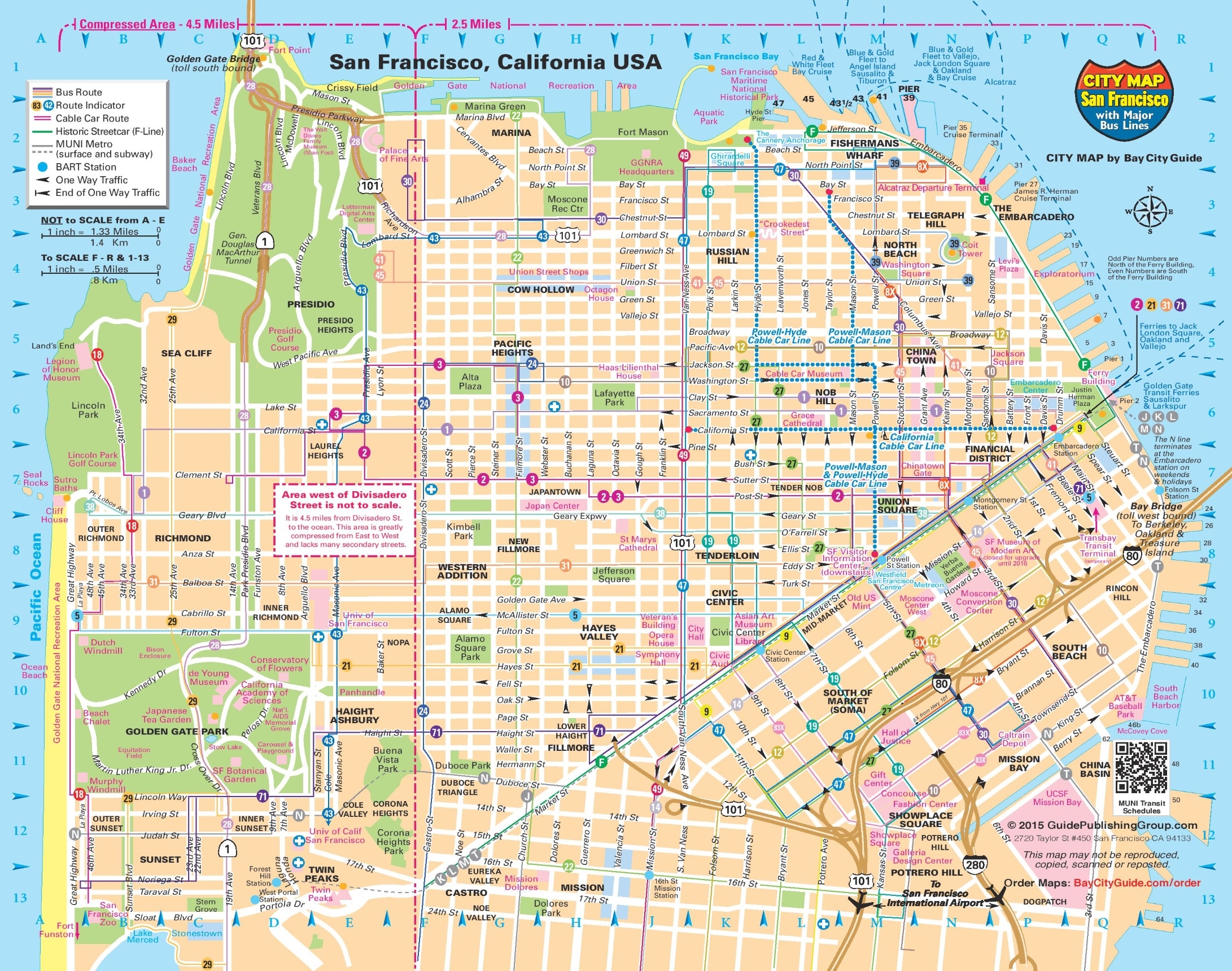 San Francisco City Map Printable