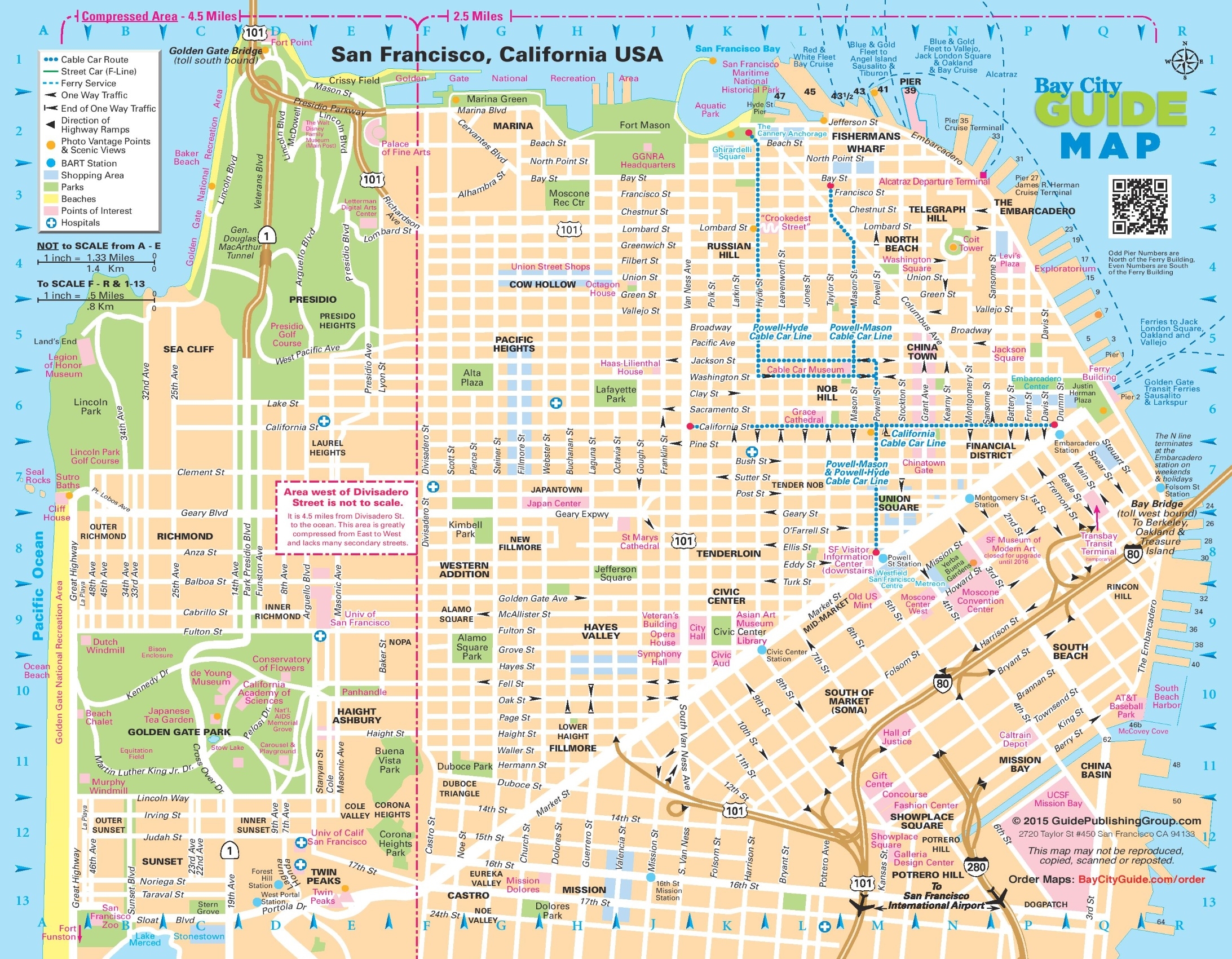 San Francisco Map Printable