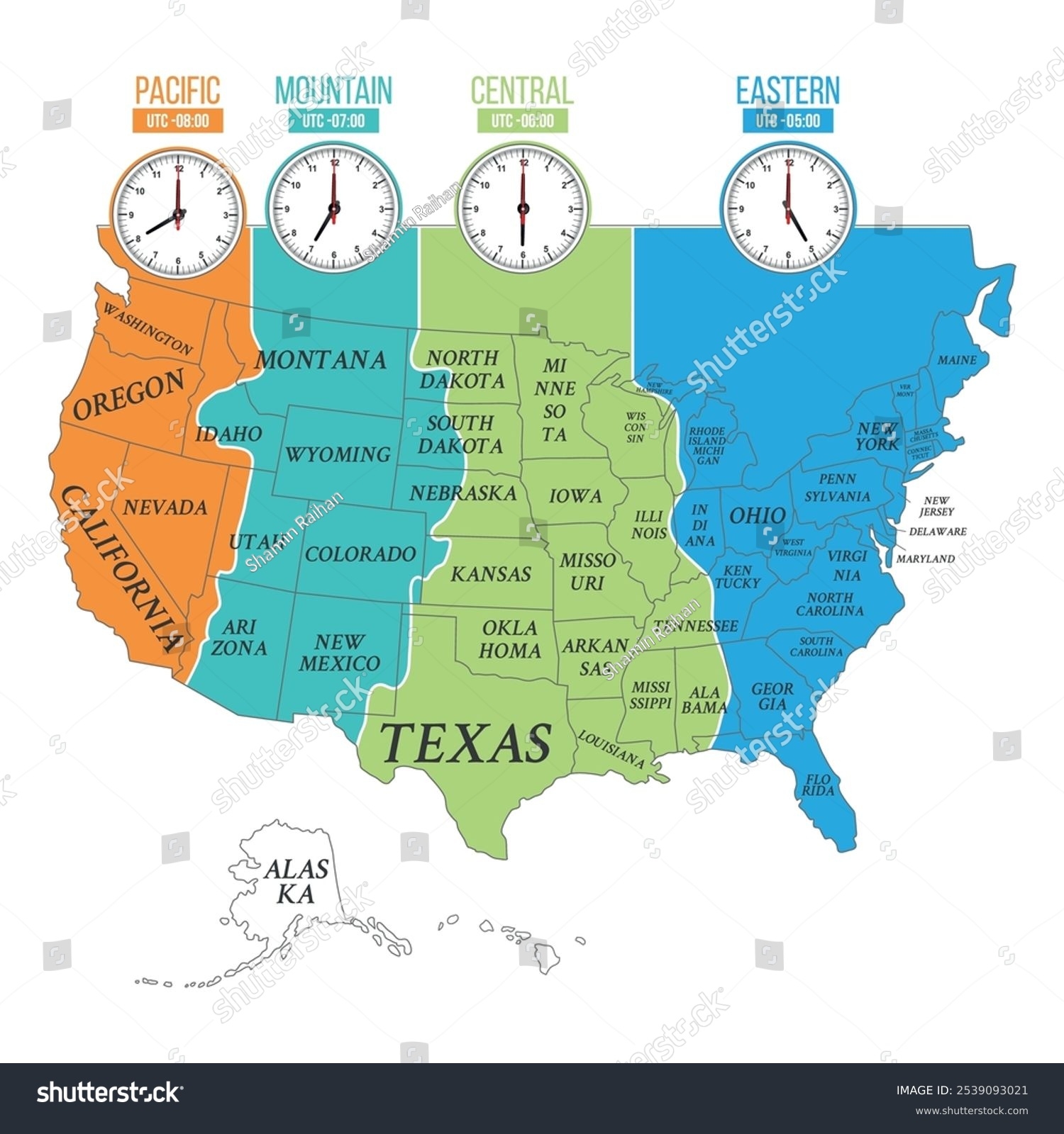 Time Zone Map Printable Time Zone Map Printable