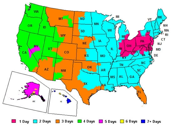 Time Zone Printable Map Usa ClipArt Best