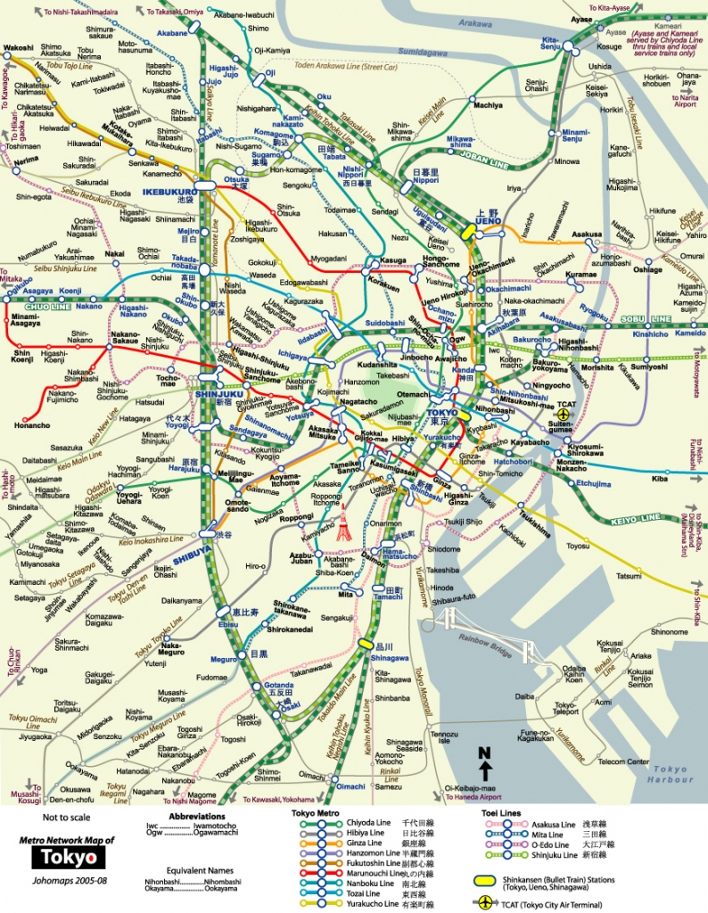 Tokyo Map Printable