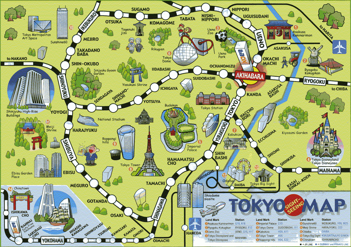 Tokyo Map Printable