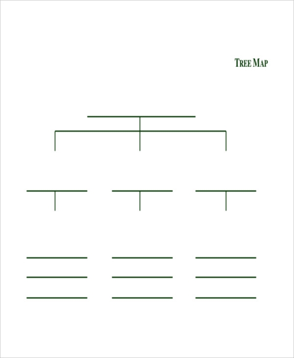 Tree Map Template Printable