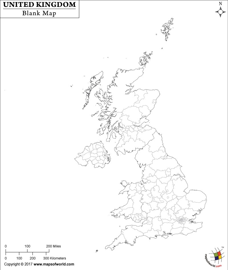 Uk Map Outline Printable
