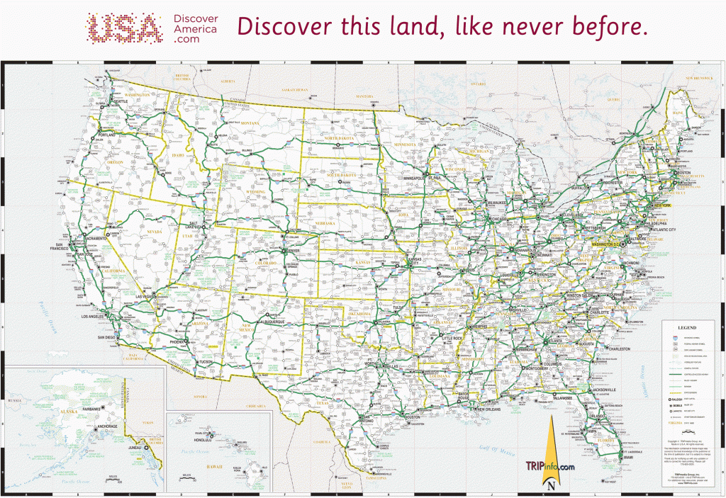 United States Highway Map Pdf Best Printable Us With Latitude And 