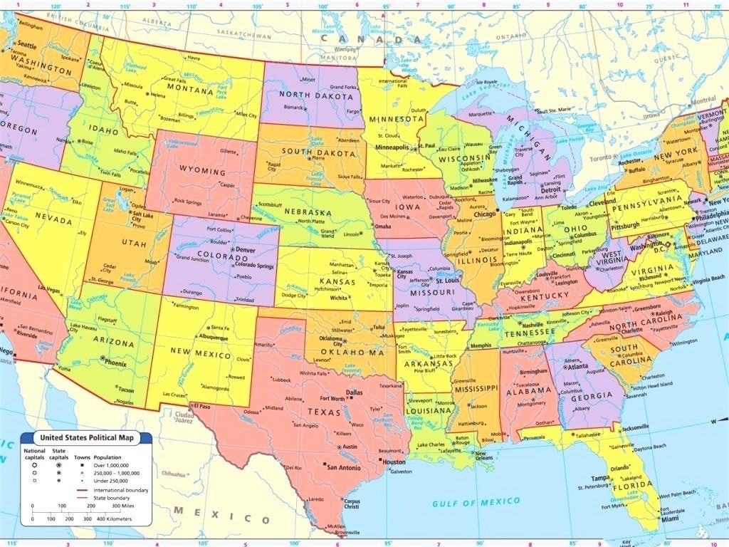 United States Map Highways Cities Best United States Major Highways