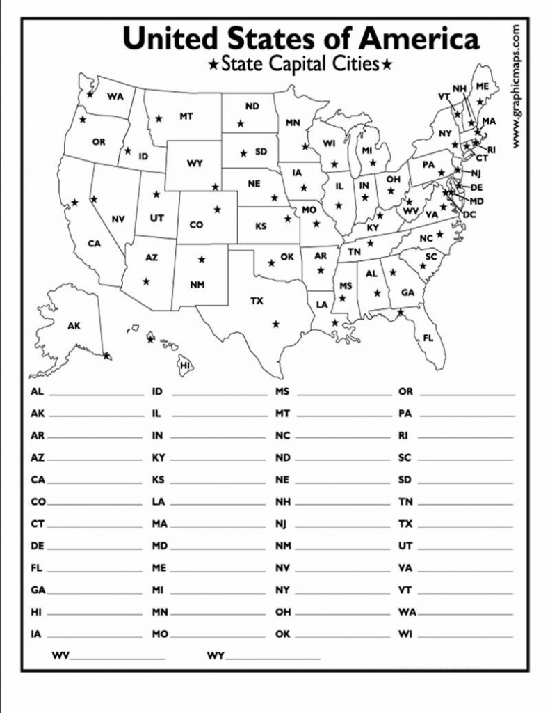 United States Map Quiz Printout Save Us State Map Quiz Printable Us