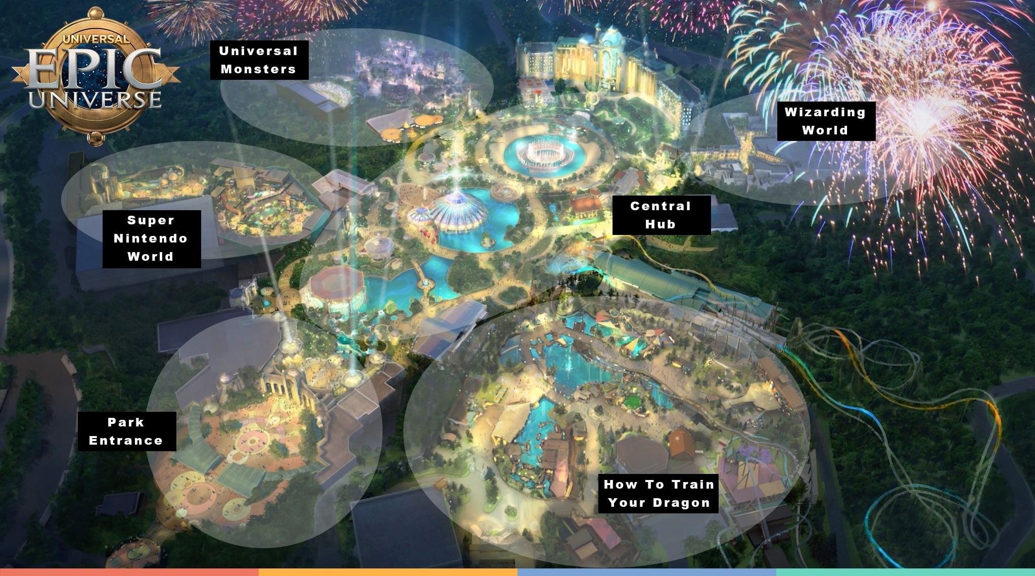 Universal Studios Epic Universe Opening Date Map