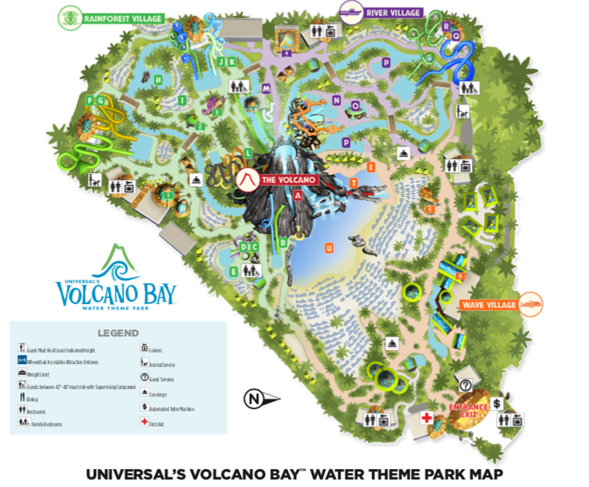 Universal Studios Map Printable