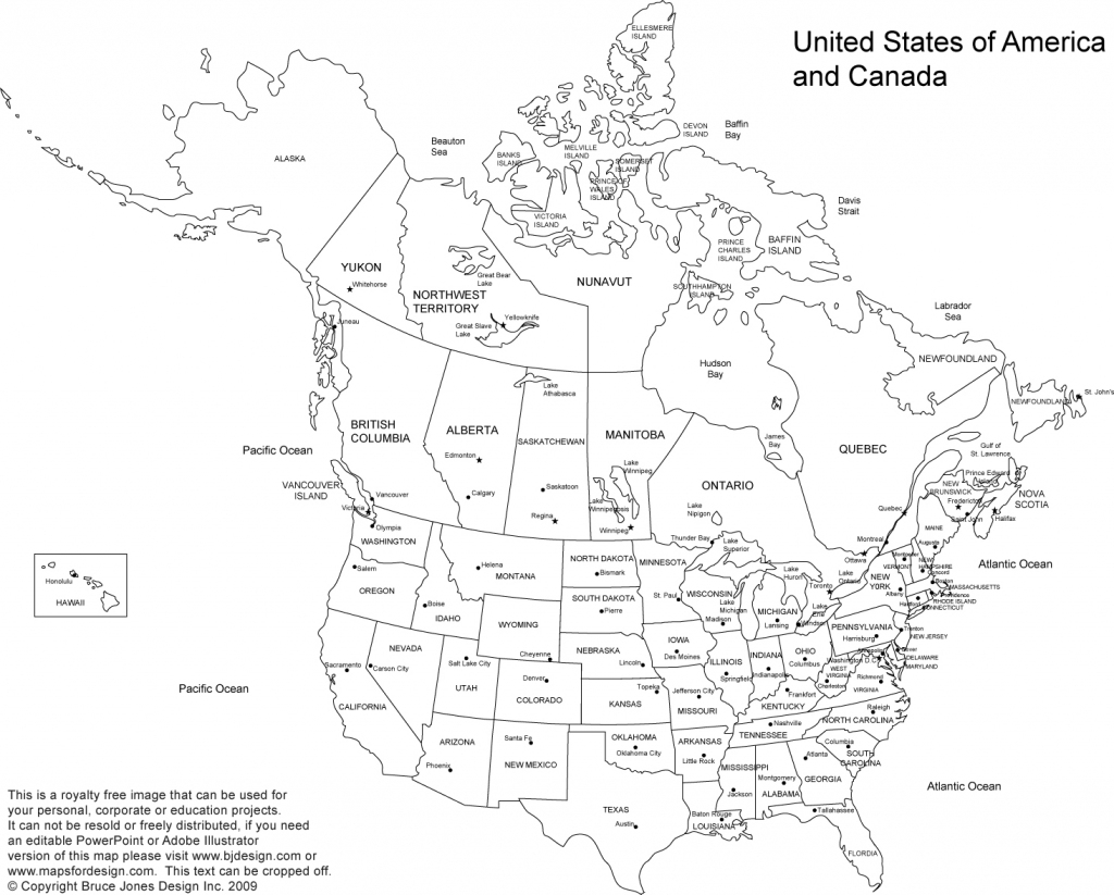 Us States Canada Provinces Map Beautiful Blank Printable Map 50 