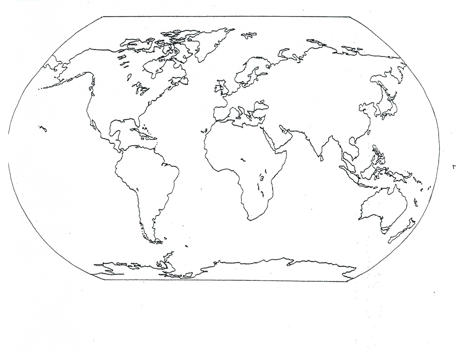 World Map Coloring Printable World Map Coloring Printable
