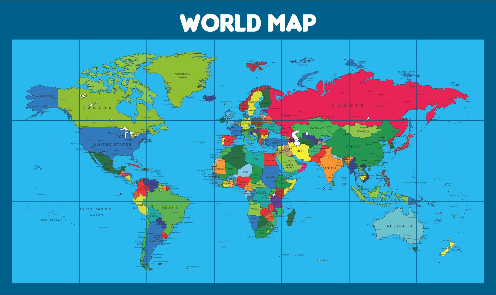World Map Without Labels 20 Free PDF Printables Printablee