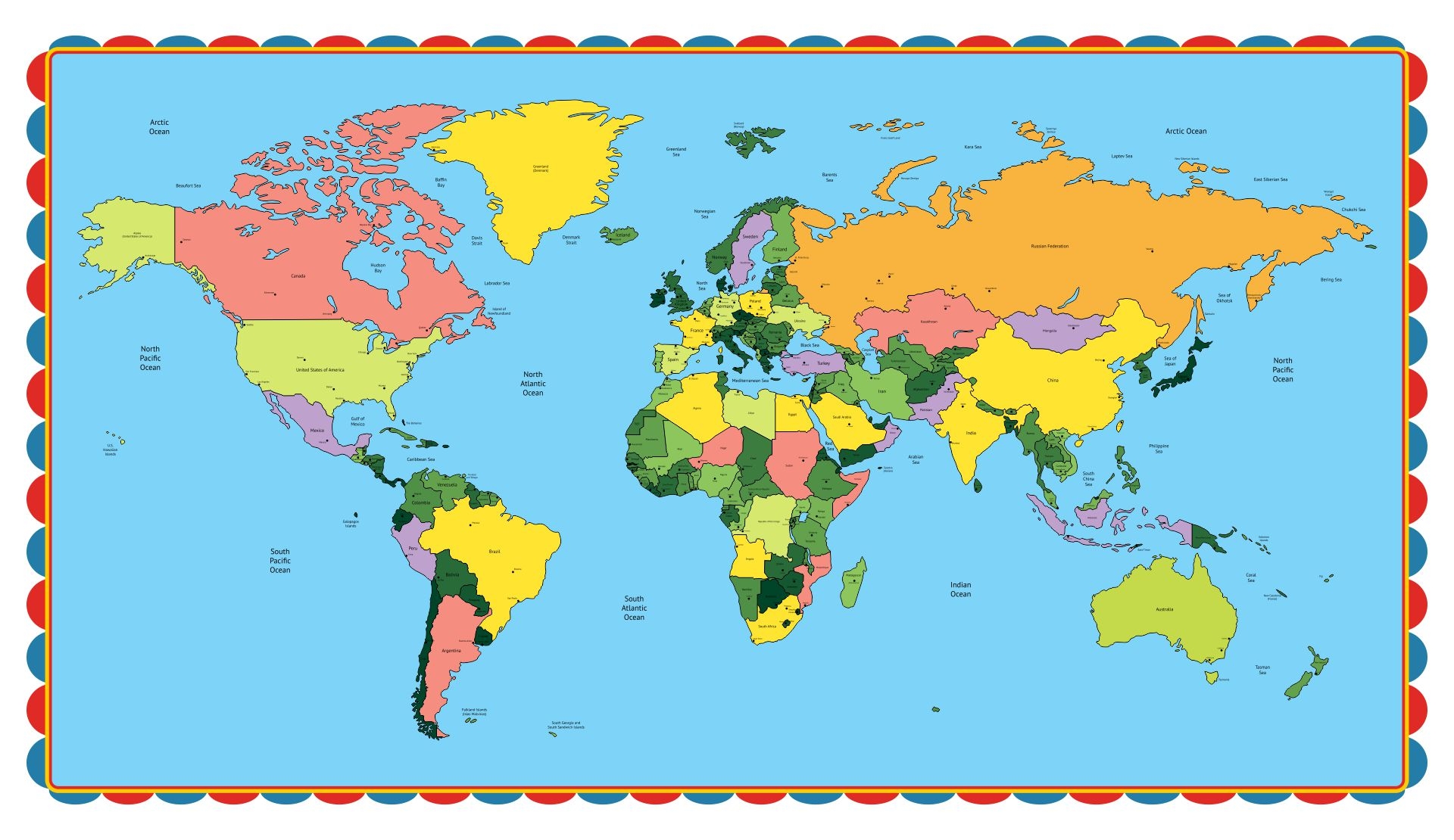 World Map Without Labels 20 Free PDF Printables Printablee