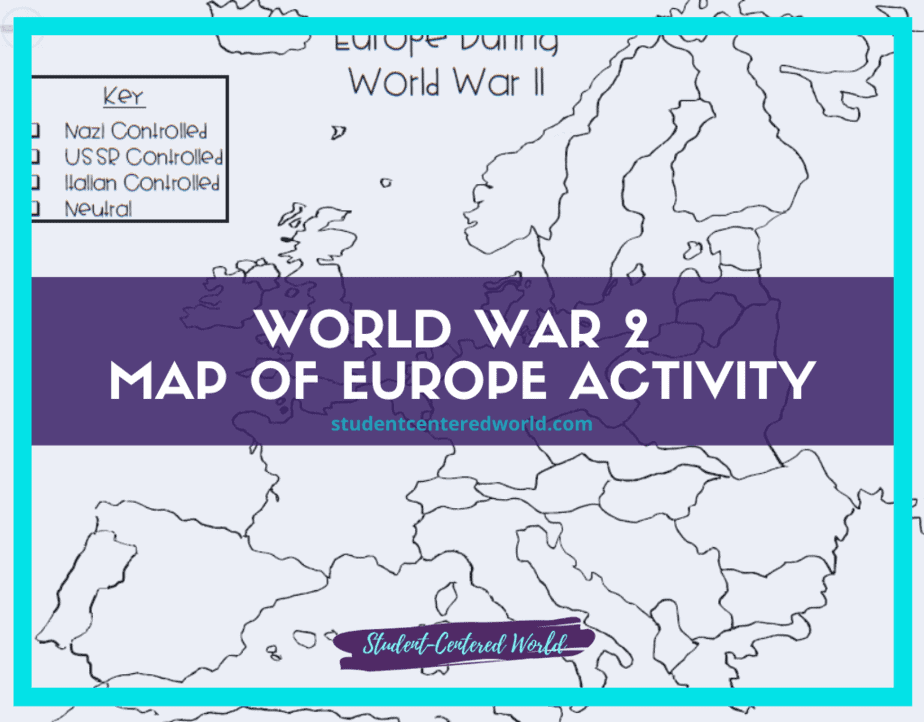World War 2 Map Worksheets Printables