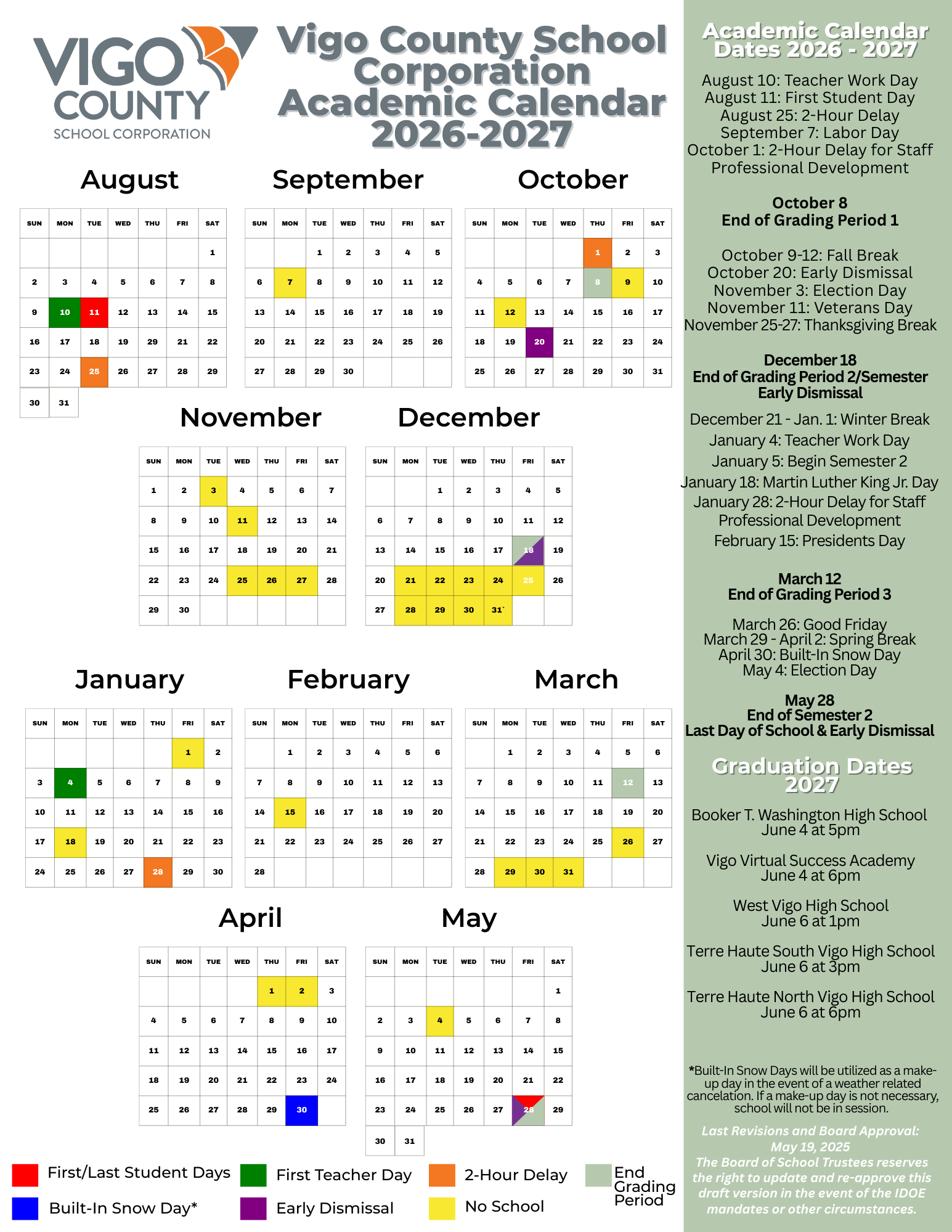 Calendars