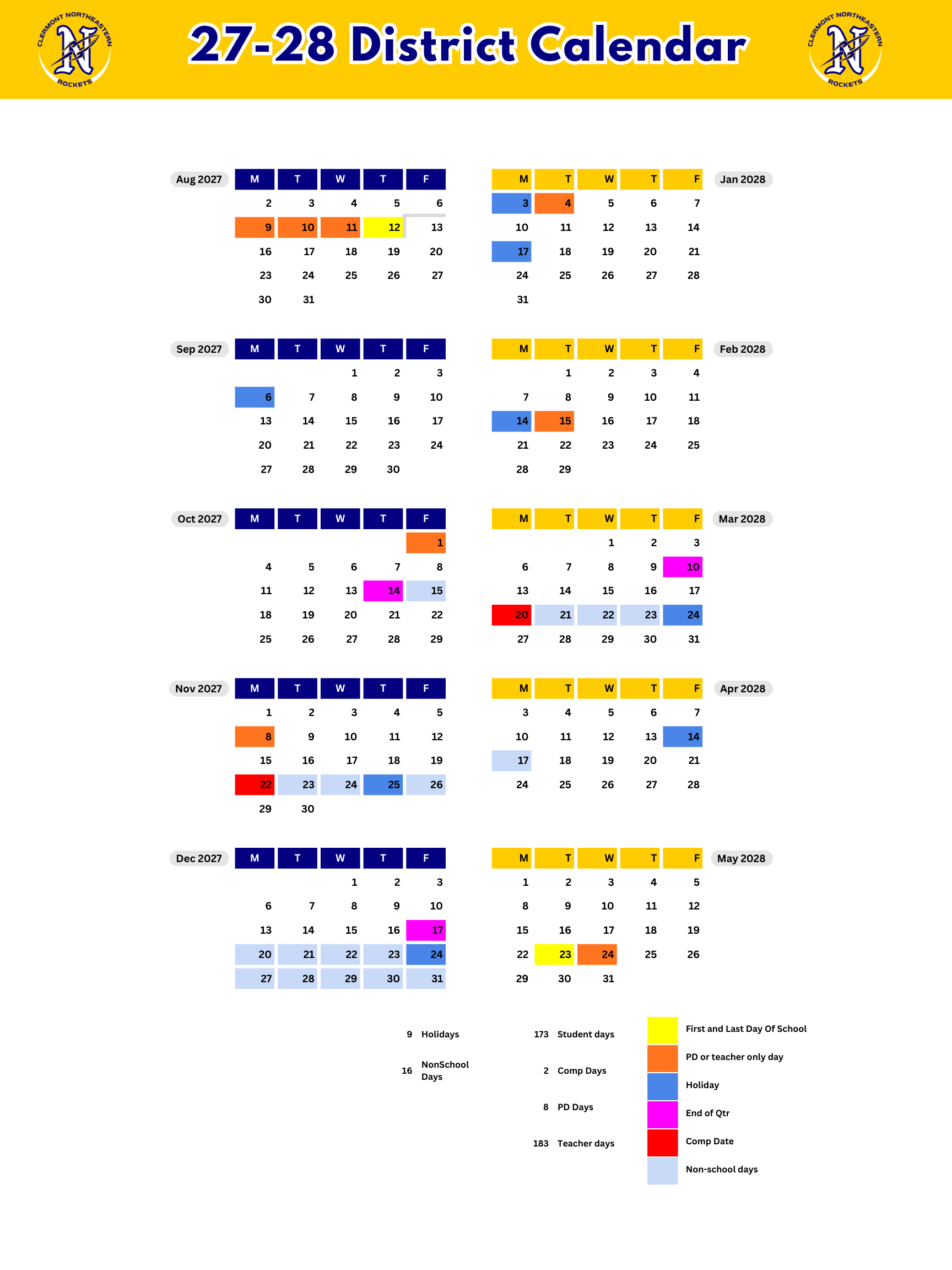 District Calendars